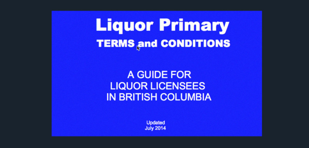 Guide For Liquor Licensees In British Columbia