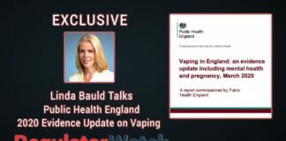 Exclusive | Linda Bauld Talks Public Health England 2020 Evidence Update | RegWatch (Live)