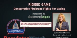 Rigged Game | Conservative Firebrand Fights for Vaping | RegWatch (Live)