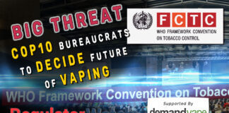 Big Threat | COP10 Bureaucrats to Decide Future of Vaping | RegWatch