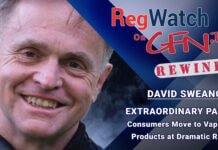 Extraordinary Pace | Consumers Move to Vaping Products at Dramatic Rate | RegWatch Rewind