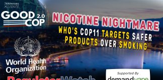 Nicotine Nightmare | WHO’s COP11 Targets Safer Products Over Smoking | RegWatch