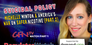 Suicidal Policy | Michelle Minton & America’s War on Safer Nicotine (Part 2) | RegWatch