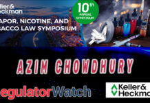 RegWatch Briefs | Azim Chowdhury | E-Vapor Law Symposium 2026