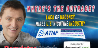 Where’s the Outrage? | Lack of Urgency Mires U.S. Nicotine Industry | RegWatch